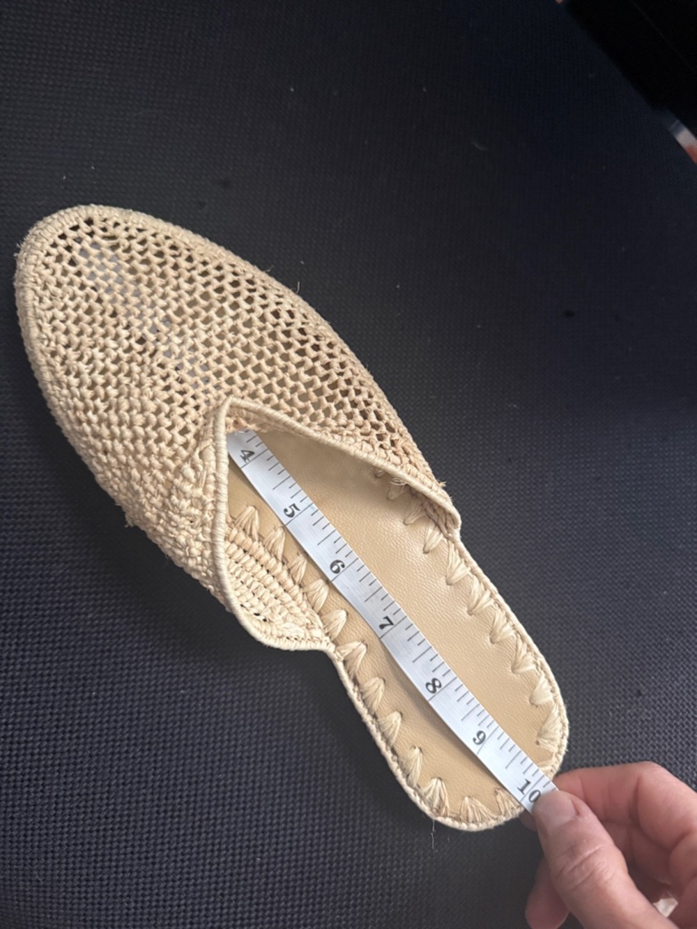 Raffia Handmade Women's Slip-On Sandals - 8.5/9 - Picture 5 of 6